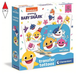 CLEMENTONI, , , ALTRO GIOCO CLEMENTONI BABY SHARK TATUAGGI