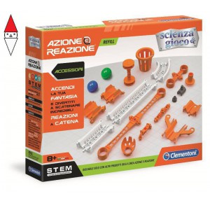 CLEMENTONI, , , GIOCO EDUCATIVO CLEMENTONI AZIONE REAZIONE REFILL ACCESSORI