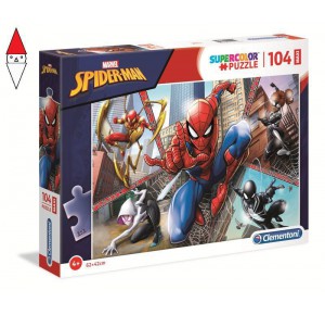 CLEMENTONI, , , PUZZLE CLEMENTONI PUZZLE 104 MAXI SPIDER MAN