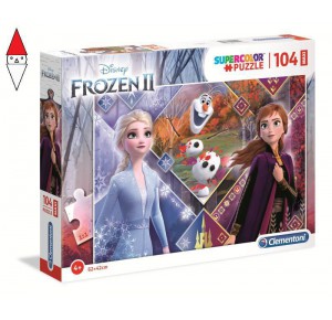 , , , PUZZLE CLEMENTONI PUZZLE MAXI 104 PZ FROZEN 2