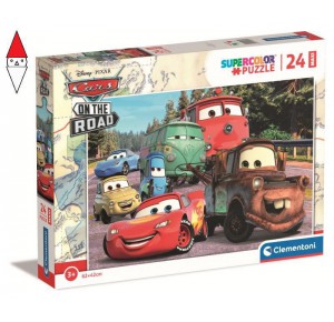 CLEMENTONI, , , PUZZLE CLEMENTONI PUZZLE 24 MAXI CARS