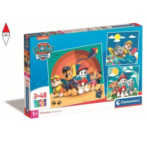 , , , PUZZLE CLEMENTONI PUZZLE 3X48 PAW PATROL