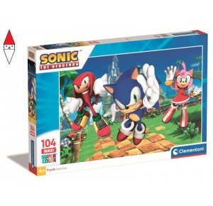 CLEMENTONI, , , PUZZLE CLEMENTONI PUZZLE 104 MAXI SONIC