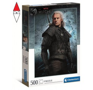 CLEMENTONI, , , PUZZLE TEMATICO CLEMENTONI THE WITCHER 500 PZ