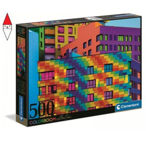 , , , PUZZLE EDIFICI CLEMENTONI COLOR BOOM 500 PZ