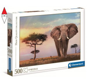 , , , PUZZLE ANIMALI CLEMENTONI AFRICAN SUNSET 500 PZ