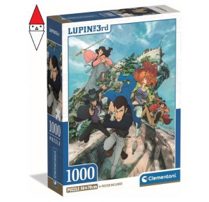 , , , PUZZLE TEMATICO CLEMENTONI  LUPIN III 1000 PZ