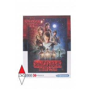 , , , PUZZLE TEMATICO CLEMENTONI FILM E SERIE TV STRANGER THINGS 1000 PZ