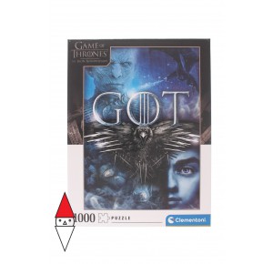 CLEMENTONI, , , PUZZLE TEMATICO CLEMENTONI FILM E SERIE TV GAME OF THRONES 1000 PZ