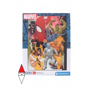 CLEMENTONI, , , PUZZLE GRAFICA CLEMENTONI FUMETTI MARVEL 1000 PZ