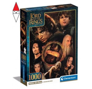 , , , PUZZLE TEMATICO CLEMENTONI  THE LORD OF THE RINGS 1000 PZ