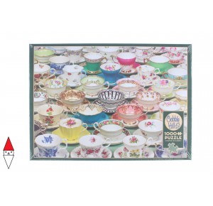 COBBLE HILL, , , PUZZLE OGGETTI COBBLE HILL OGGETTI COMUNI TEA CUPS 1000 PZ