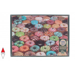 , , , PUZZLE OGGETTI COBBLE HILL ALIMENTI DOUGHNUTS 1000 PZ