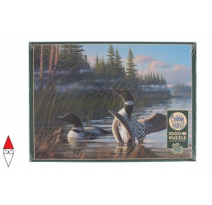 , , , PUZZLE ANIMALI COBBLE HILL UCCELLI COMMON LOONS 1000 PZ