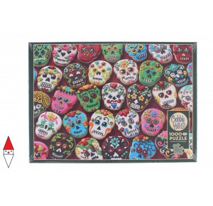 , , , PUZZLE OGGETTI COBBLE HILL ALIMENTI SUGAR SKULL COOKIES 1000 PZ