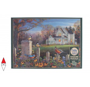 COBBLE HILL, , , PUZZLE PAESAGGI COBBLE HILL COTTAGES E CHALETS EVENING BIRDS 1000 PZ