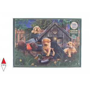 COBBLE HILL, , , PUZZLE ANIMALI COBBLE HILL CANI IN THE DOGHOUSE 1000 PZ