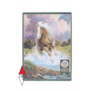 , , , PUZZLE ANIMALI COBBLE HILL CAVALLI RIVER HORSE 1000 PZ