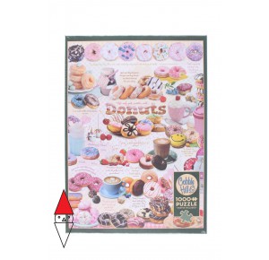 , , , PUZZLE OGGETTI COBBLE HILL ALIMENTI DONUT TIME 1000 PZ