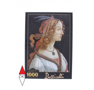 DTOYS, , , PUZZLE ARTE DTOYS RINASCIMENTO BOTTICELLI IDEALISED PORTRAIT OF A LADY 1000 PZ