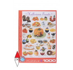 , , , PUZZLE OGGETTI EUROGRAPHICS ALIMENTI HALLOWEEN TREATS 1000 PZ