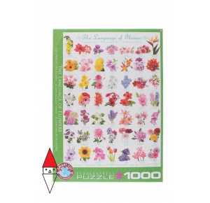 , , , PUZZLE TEMATICO EUROGRAPHICS FIORI E GIARDINI THE LANGUAGE OF FLOWERS 1000 PZ