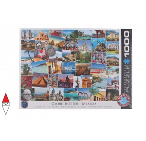 EUROGRAPHICS, , , PUZZLE PAESAGGI EUROGRAPHICS COLLAGE GLOBETROTTER MEXICO 1000 PZ