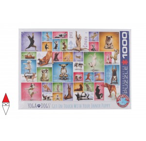 EUROGRAPHICS, , , PUZZLE ANIMALI EUROGRAPHICS CANI YOGA DOGS 1000 PZ