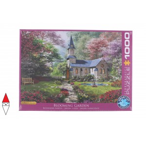 EUROGRAPHICS, , , PUZZLE EDIFICI EUROGRAPHICS CHIESE E CATTEDRALI BLOOMING GARDEN 1000 PZ