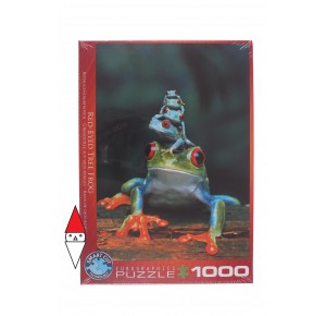 , , , PUZZLE ANIMALI EUROGRAPHICS RANE RED-EYED TREE FROG 1000 PZ