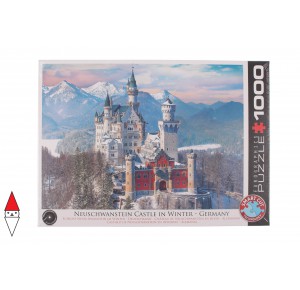 , , , PUZZLE PAESAGGI EUROGRAPHICS NEUSCHWANSTEIN CASTLE IN WINTER 1000 PZ