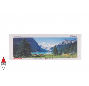 EUROGRAPHICS, , , PUZZLE PAESAGGI EUROGRAPHICS LAGHI LAKE LOUISE CANADIAN ROCKIE PANORAMA 1000 PZ