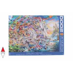 , , , PUZZLE GRAFICA EUROGRAPHICS FANTASY UNICORN FANTASY 2000 PZ