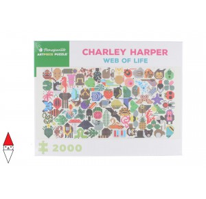 , , , PUZZLE ARTE POMEGRANATE GRAFICA CHARLEY HARPER WEB OF LIFE 2000 PZ