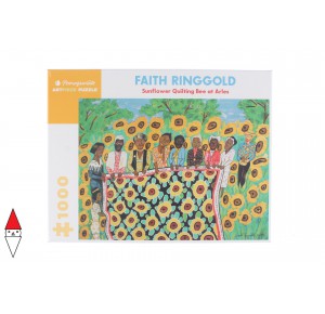 , , , PUZZLE ARTE POMEGRANATE FAITH RINGGOLD SUNFLOWER QUILTING BEE AT ARLES 1000 PZ