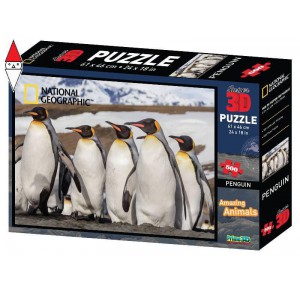 , , , PUZZLE PRIME-3D PUZZLE 3D DISCOVERY PENGUINS 500 PZ