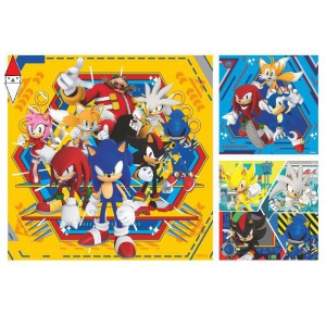 RAVENSBURGER, , , PUZZLE RAVENSBURGER PUZZLE 3X49 PZ SONIC