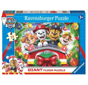 , , , PUZZLE RAVENSBURGER PUZZLE 24 GIANT PAW PATROL CHRISTMAS