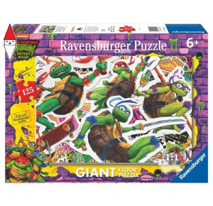 , , , PUZZLE RAVENSBURGER PUZZLE 125 GIANT TEENAGE MUTANT NINJA TURTLES
