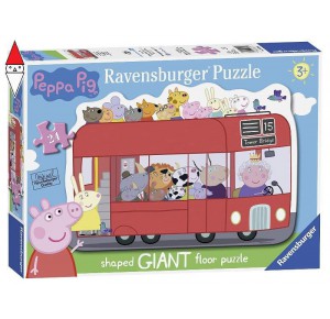 , , , PUZZLE RAVENSBURGER PUZZLE 24 GIANT PEPPA PIG