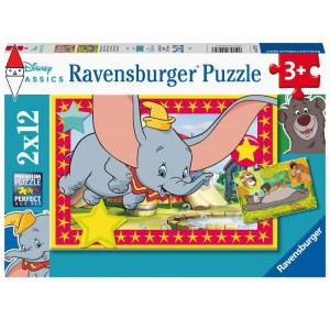 , , , PUZZLE RAVENSBURGER PUZZLE 2X12 PZ DISNEY CLASSICS