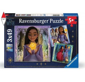 , , , PUZZLE RAVENSBURGER PUZZLE 3X49 PZ WISH