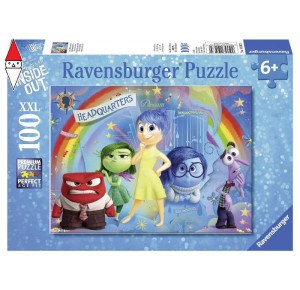 , , , PUZZLE RAVENSBURGER PUZZLE 100 PZ XXL INSIDE OUT 1