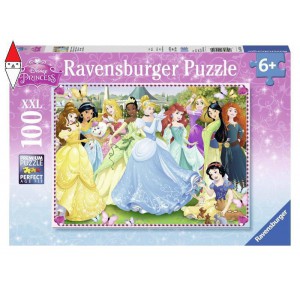 RAVENSBURGER, , , PUZZLE RAVENSBURGER PUZZLE 100 PZ PRINCIPESSE DISNEY A