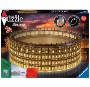 , , , PUZZLE 3D RAVENSBURGER PUZZLE 3D COLOSSEO NIGHT EDITION