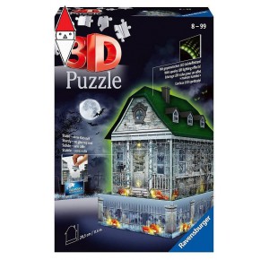 , , , PUZZLE 3D RAVENSBURGER PUZZLE 3D CASA DEGLI SPETTRI NIGHT EDITION
