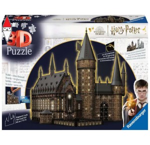 , , , PUZZLE 3D RAVENSBURGER PUZZLE 3D HOGWARTS CASTLE THE GREAT HALL