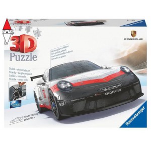 , , , PUZZLE 3D RAVENSBURGER PUZZLE 3D PORSCHE 911 GT3 CUP NEW PACK