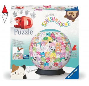 , , , RAVENSBURGER PUZZLEBALL 72 PZ PUZZLE BALL SQUISHMALLOWS