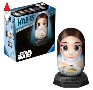 RAVENSBURGER, , , PUZZLE 3D RAVENSBURGER PUZZLE HYLKIES STAR WARS PRINCIPESSA LEIA